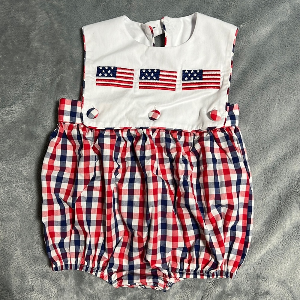 Beautiful 4th of July Romper